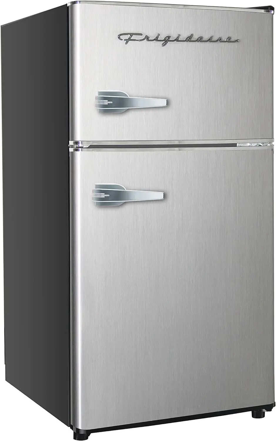 3.1 cu ft 2 Door Fridge and Freezer, Platinum Series, Stainless Steel, Double