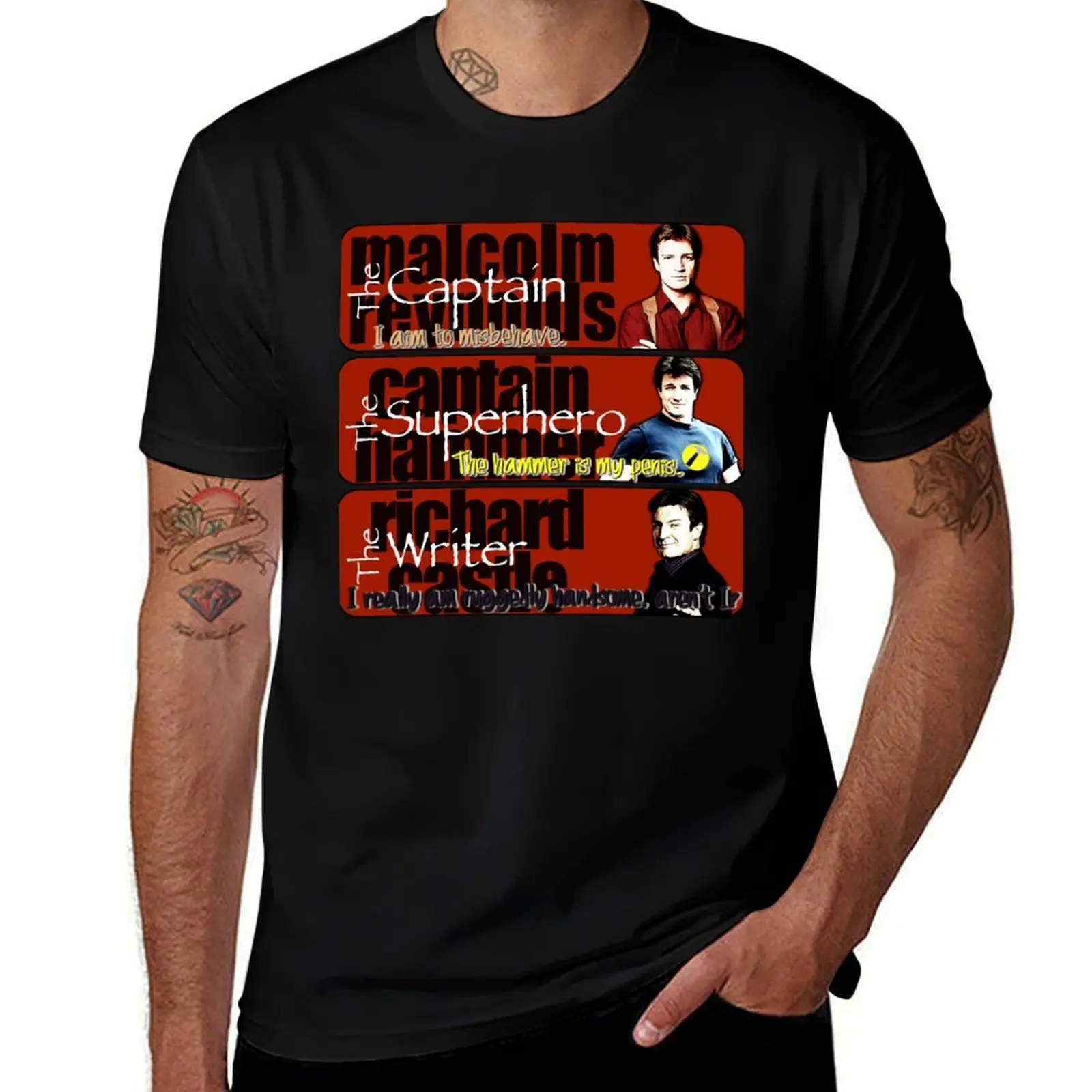 My Favorite People The Man They Call Jayne Funny Graphic Gifts T-Shirt Plus Size Gym Sports T-Shirt