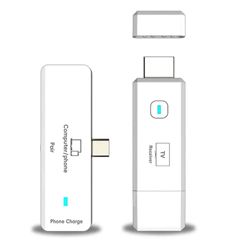 

A37T-5.8G 1080P Wireless -Compatible Video Audio Transmitter Receiver Extender 50M Wifi Display TV Dongle For Projector
