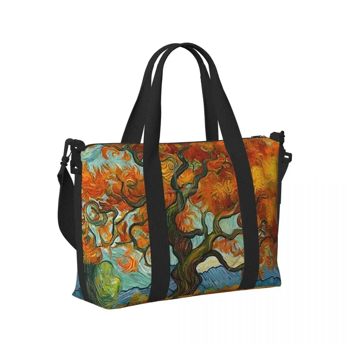 Vincent Van Gogh Oil Painting Art Beach Travel Bag Large Capacity Tote Bags for Gym Sport Women Shopping Duffle Shoulder Bag