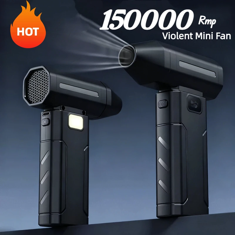

X8 Brushless Turbo Jet Fan Blower 150000RPM Powerful Electric Air Blower Vacuum Dust Cleaner Portable Dust Violent Fan 2026 NEW