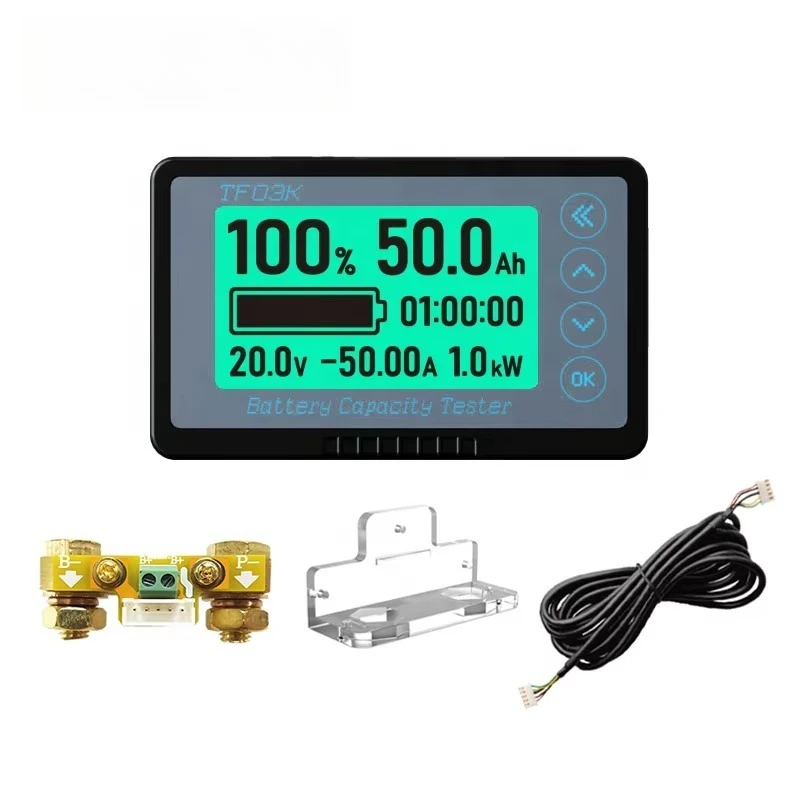 

Dc8-120v Battery Capacity Indicator Tf03k LiFePO Electricity Battery Monitor Professional RV Refit Precision Battery Tester