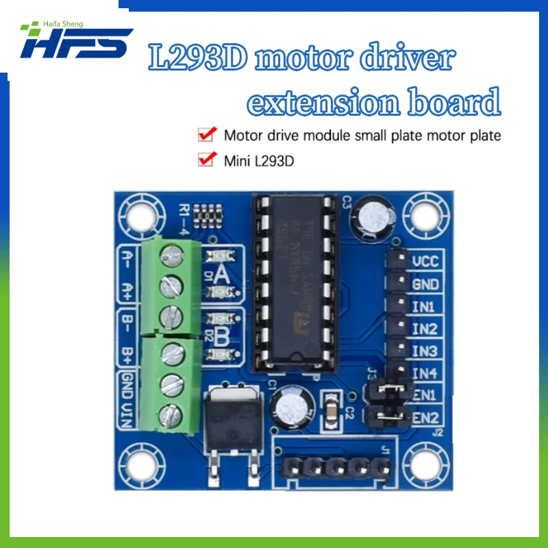 1pcs Mini 4CH 4 Channel Motor Drive Driver Shield L293 L293D Expansion Board Module