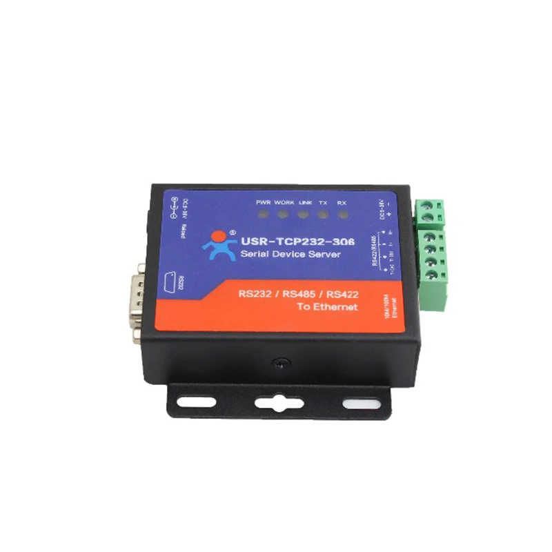 USR-TCP232-306 porta seriale industriale RS232 RS485 RS422 a Ethernet TCP/IP Server Converter dispositivo IOT