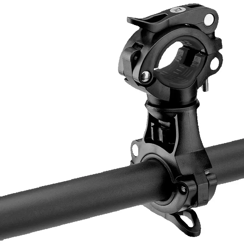ROCKBROS support de lumière de vélo rotatif LED torche phare lampe de poche pompe support à dégagement rapide montage vélo accessoires