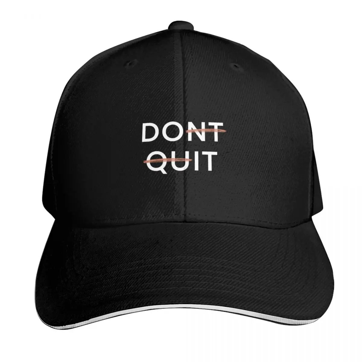 Do it don’t quit quote with simple text design Baseball Cap Men Women Casual Summer Sport Sun Cap