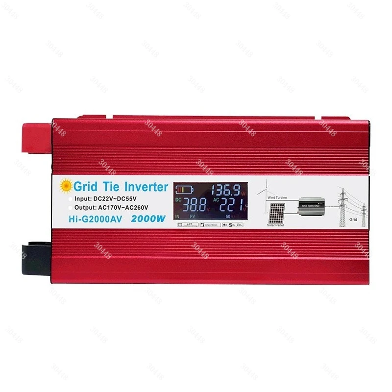 600W-5000W Solar Photovoltaic Grid Tie Pure Sine Wave Inverter DC20-60VAC170-260V