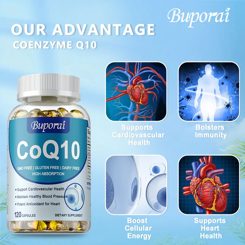 

Коэнзим Q-10 - натуральный антиоксидант, способствует здоровью мозга, сердца и сердечно-сосудистой системы, обеспечивает клеточную энергию, повышает иммунитет.