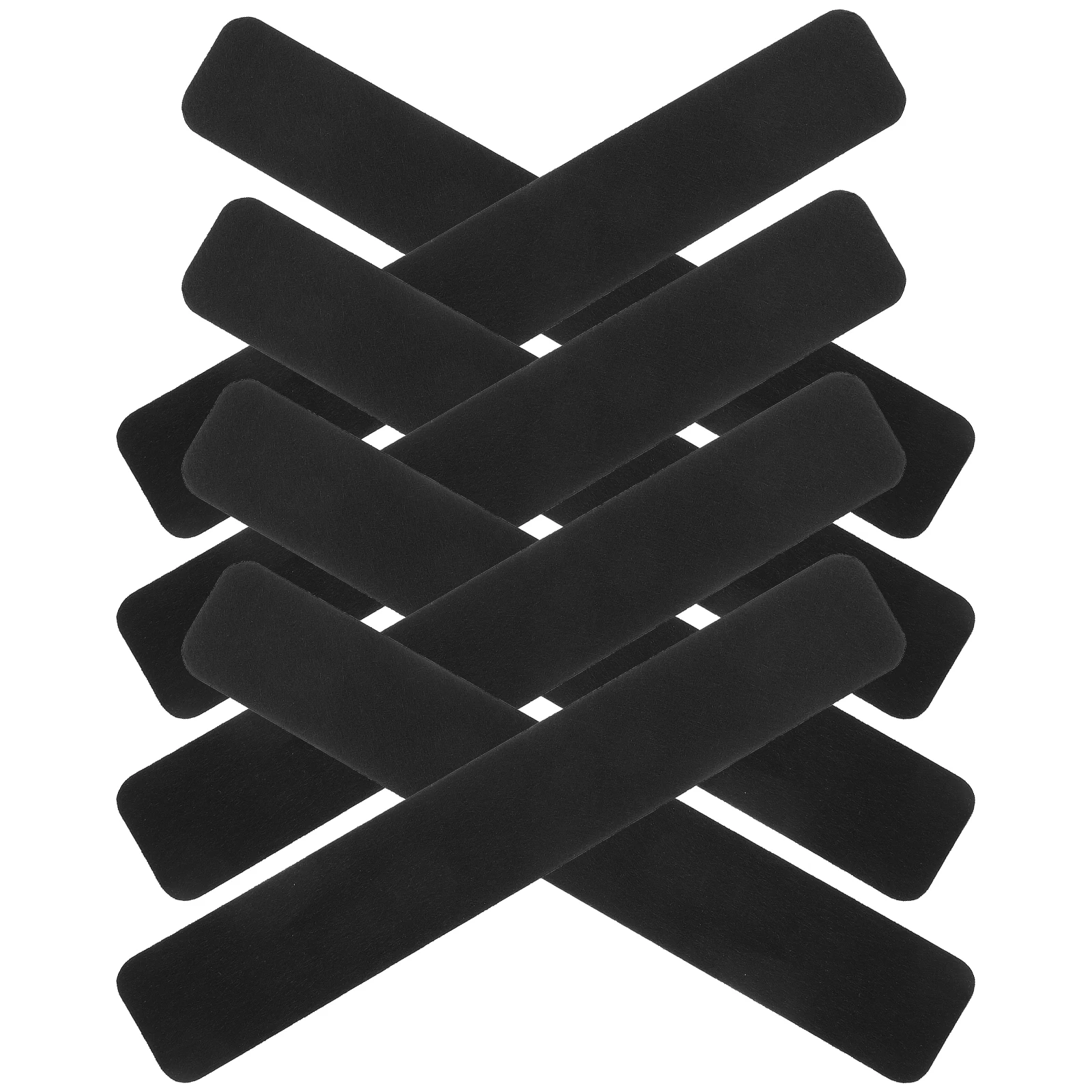 8Pcs Bulletin Board Strips Felt Wall Mounted Message Board for Notes Photos Schedules Memo Bar Strip Home Office Classroom Decor