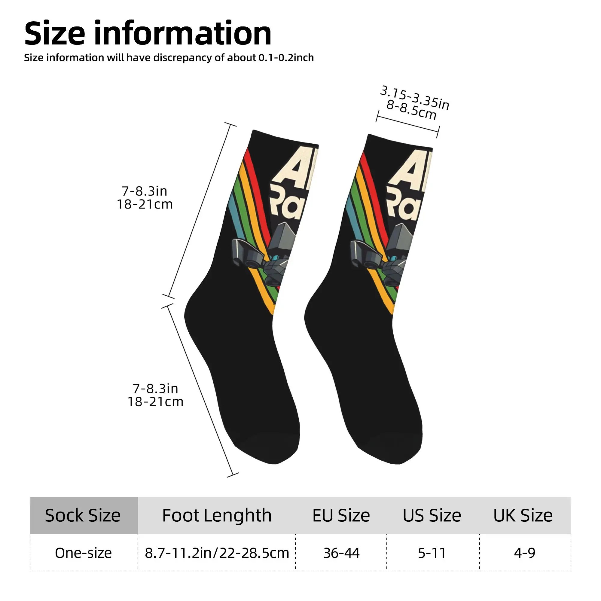 อาร์ค เรเดอร์สเกมถุงเท้าอุปกรณ์เสริมสำหรับผู้ชายผู้หญิงถุงเท้าพิมพ์ลายถุงน่องนุ่มพิเศษ