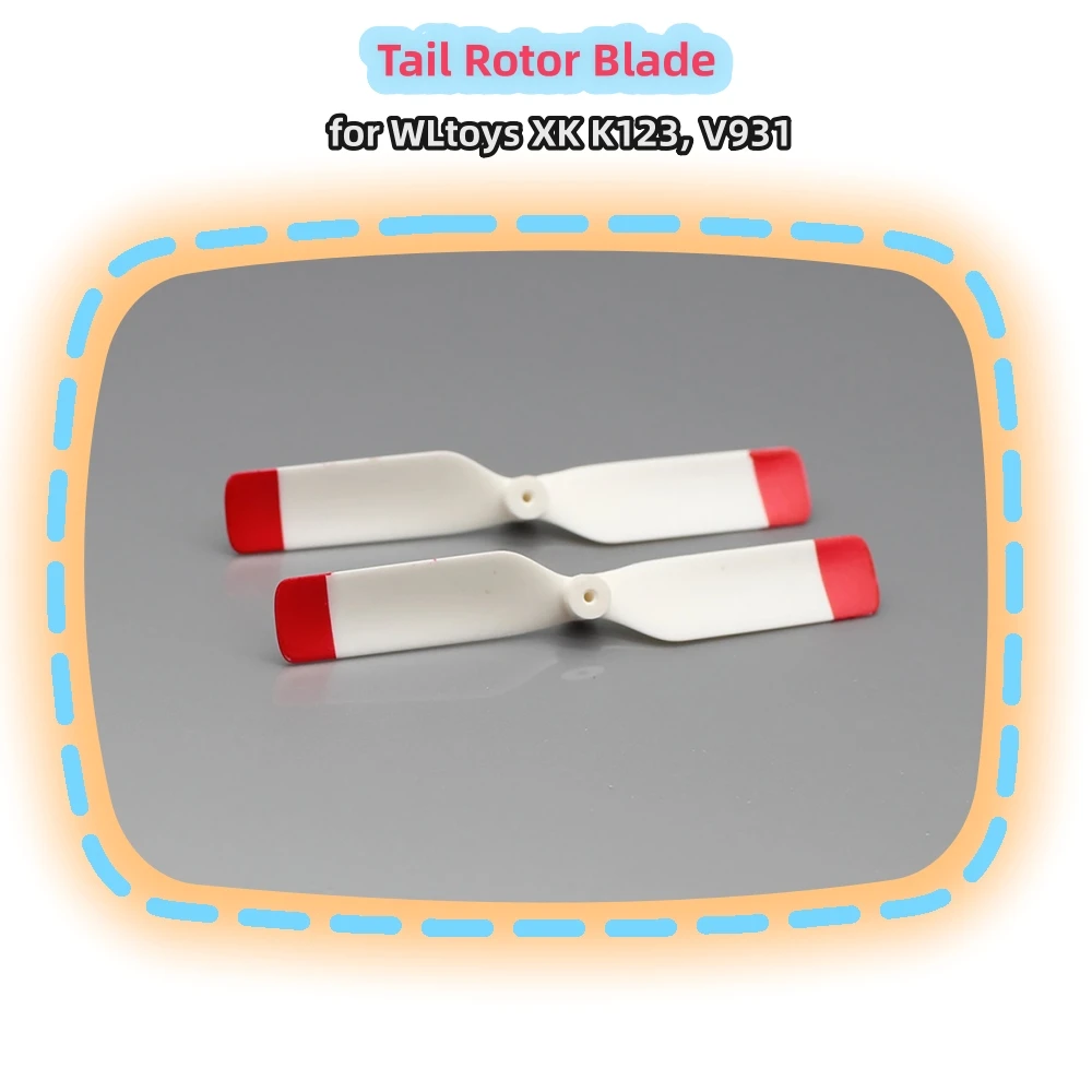 Plastic Tail Rotor Blade K123.021 for WLtoys XK K123 V931 RC Helicopter Accessories