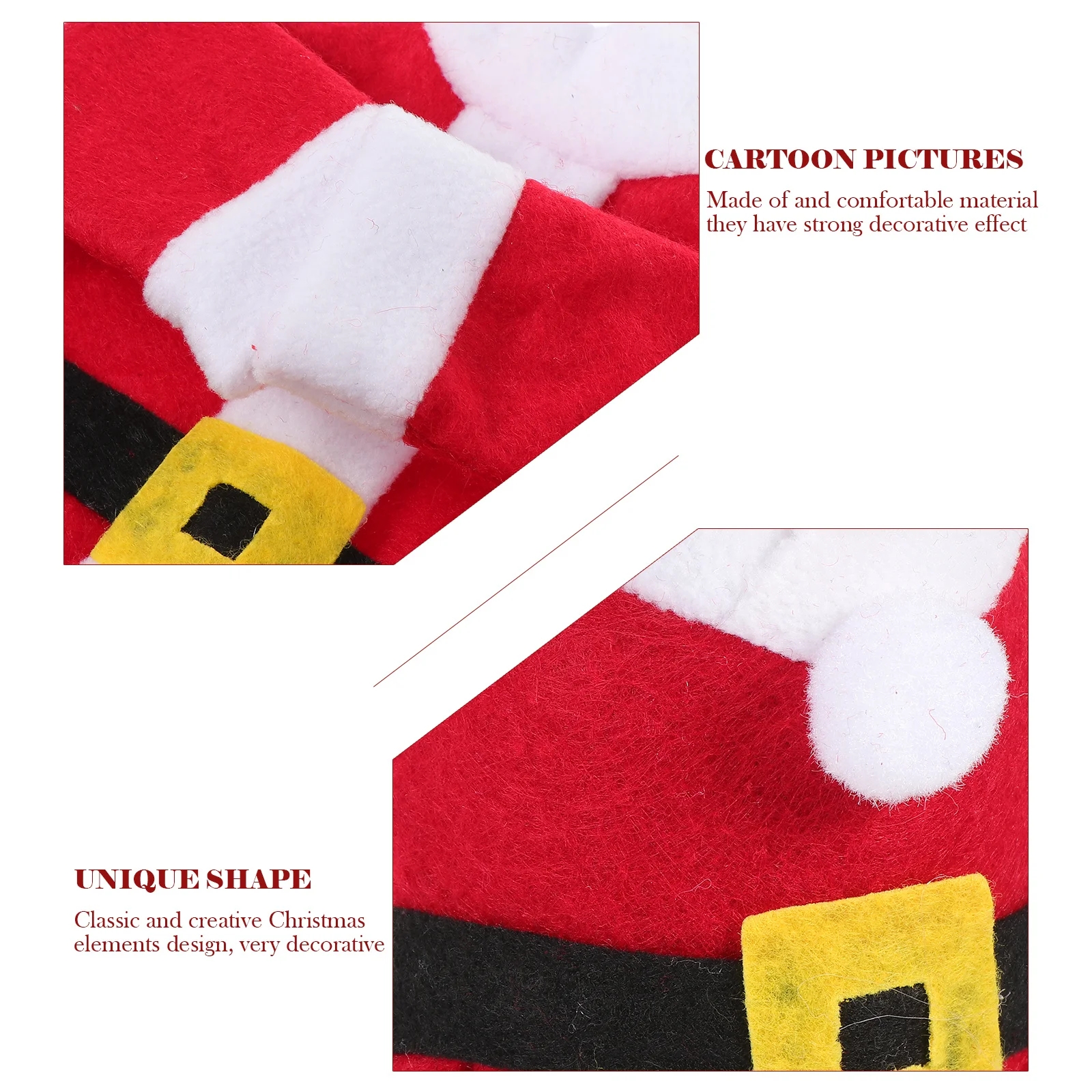 

2Pcs Christmas Santa Claus Clothes Wine Bottle Covers Festive Xmas Party Decorations Red Wine Bottle Decors Santa Decors