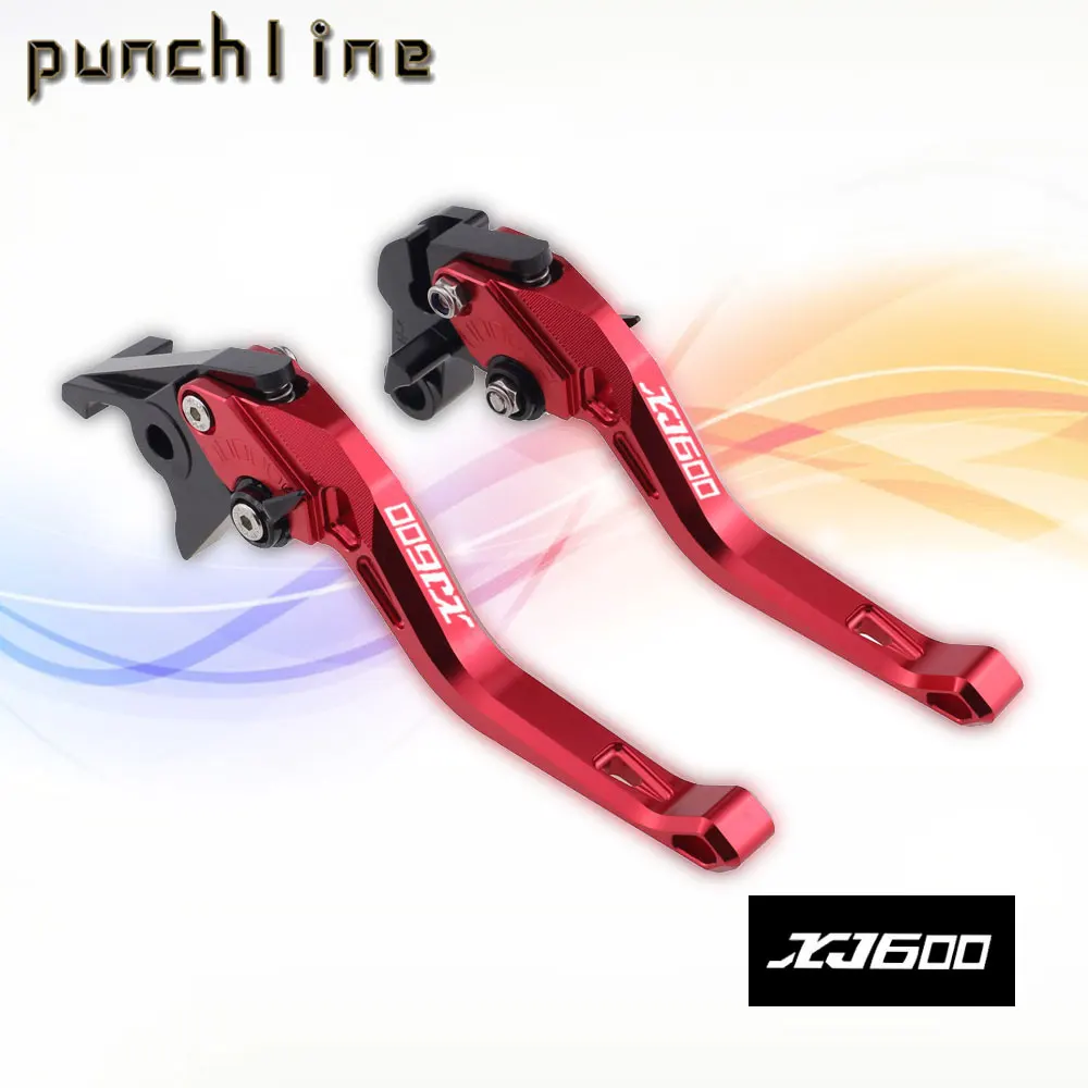 Fit XJ 600 N S 1995-2003 XJ600 S Diversion 1992-2003 Accessories Short Brake Clutch Levers Adjustable Handle Set