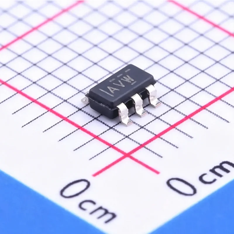 50PCS/LOT TPS3808G01DBVR marking AVW Supervisor Open Drain or Open Collector 1 Channel SOT-23-6