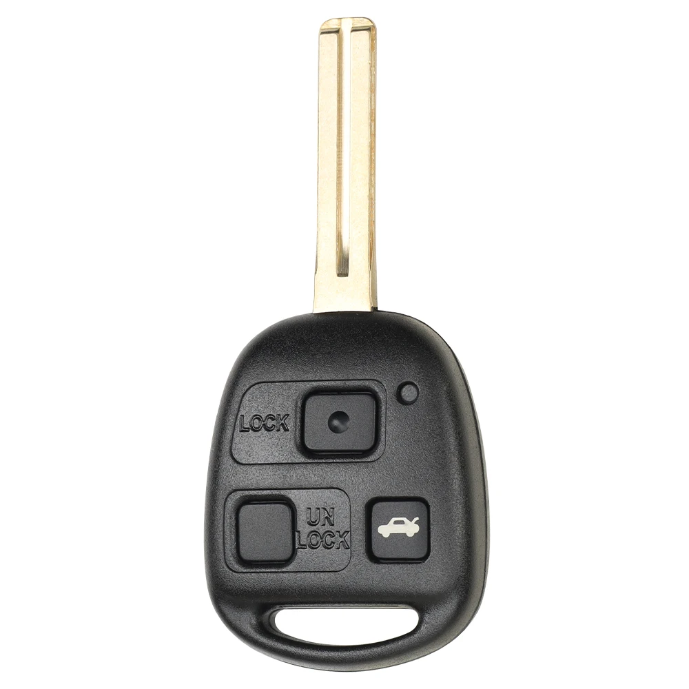 LIXIANG  for Lexus Fob P/N: 50171 ASK 433MHz 4D68 Chip Remote Control Head Car Key 3 Buttons TOY48 Uncut Blade Replacement