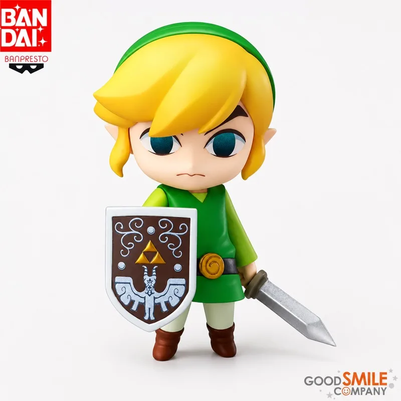 

In Stock Bandai Original Bandai The Legend Of Zelda Link Action Figure Model Doll Brand New Boxed Anime Characters Toys