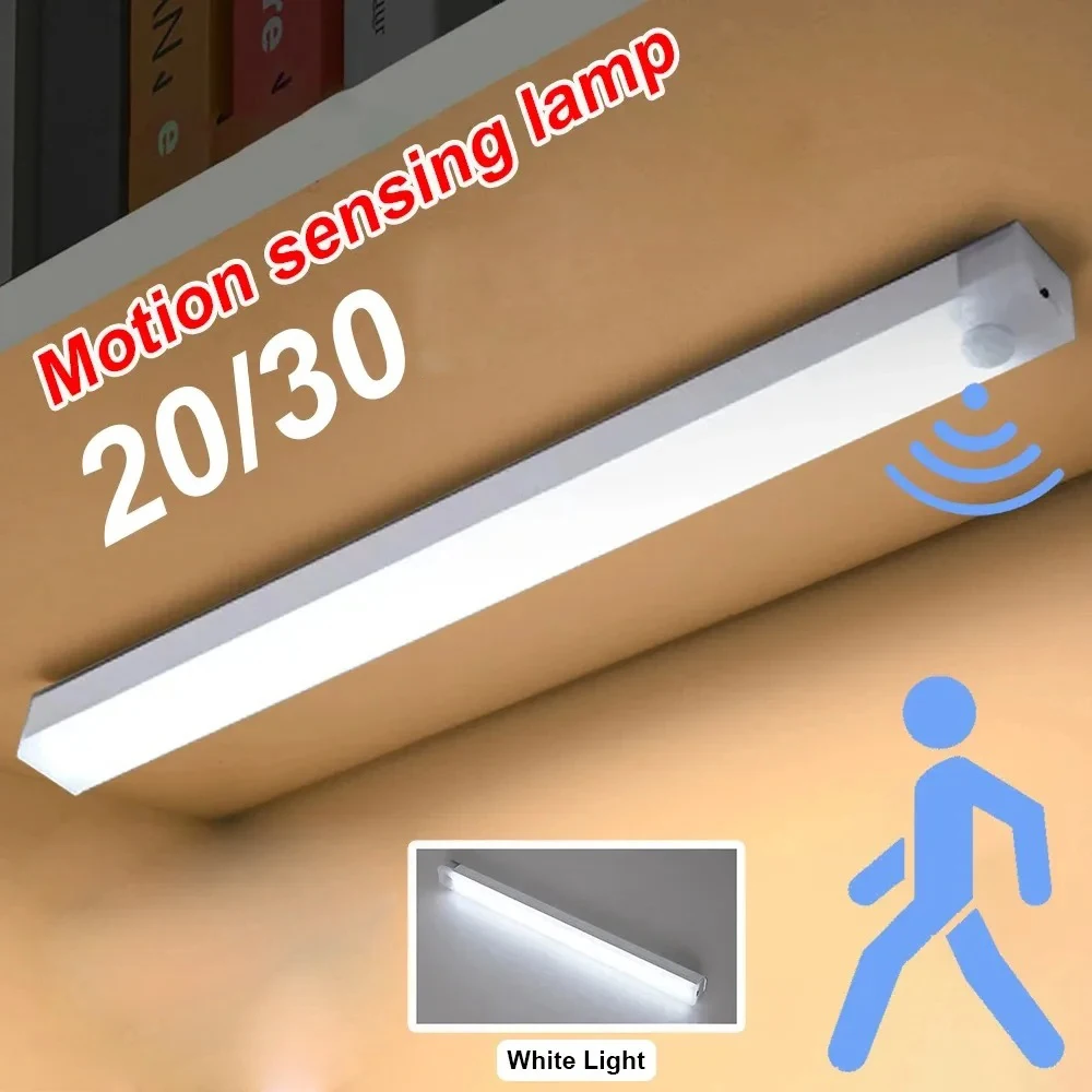 LED Tube USB Rechargeable Camping Light Magnetic Portable Light Bulb Suitable for Emergency Lighting Cabinet Light