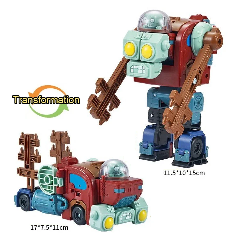 PVZ Deformation Toys Plant vs. Zombie Package for boys BOSS Robot Doll PVZ Zombies Educational Toys PVC Action Figure Model Toys