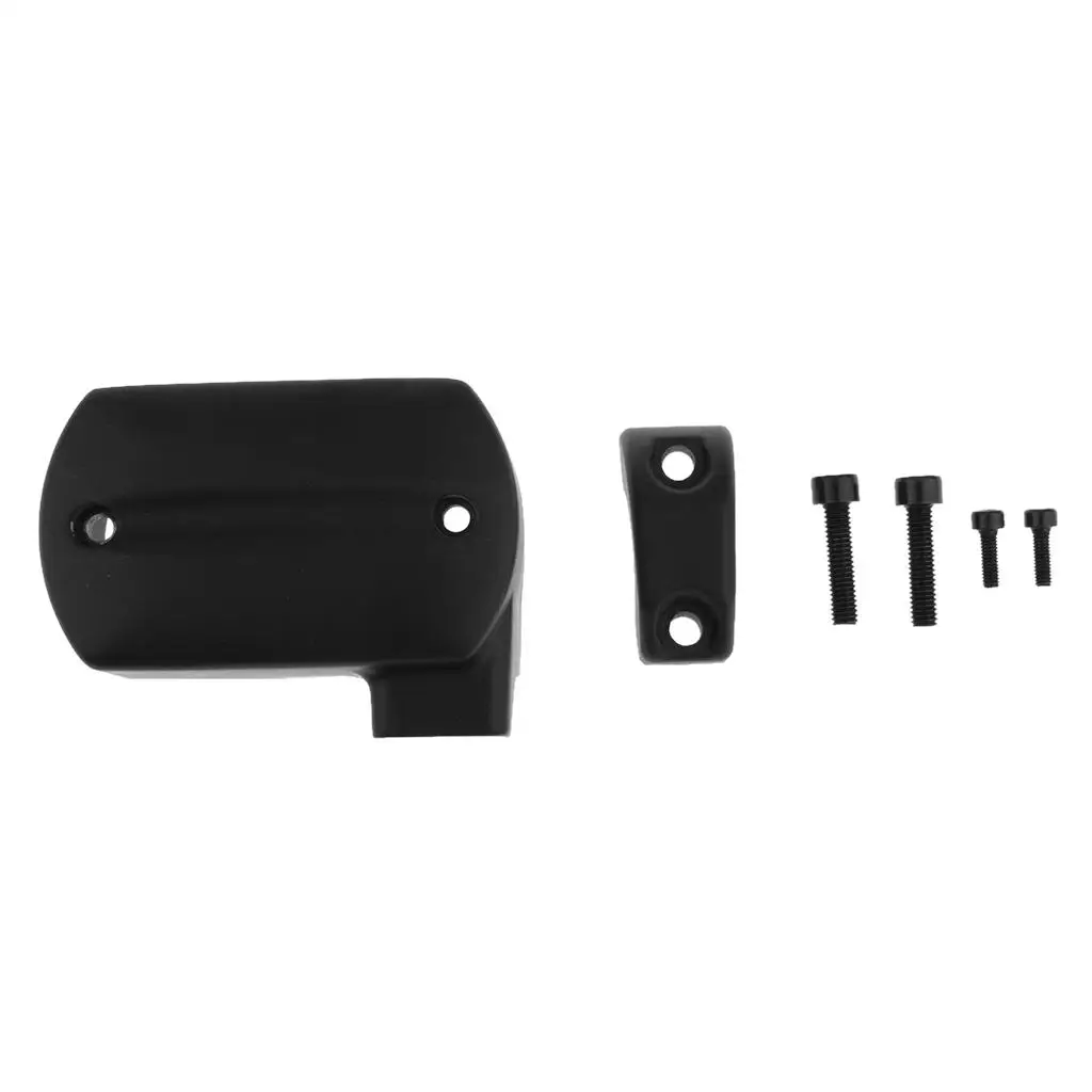 Black Iron Front Brake Cylinder Cover Replacement Master Cylinder Fluid Cap for Yamaha V Star 650 950 1100 1300