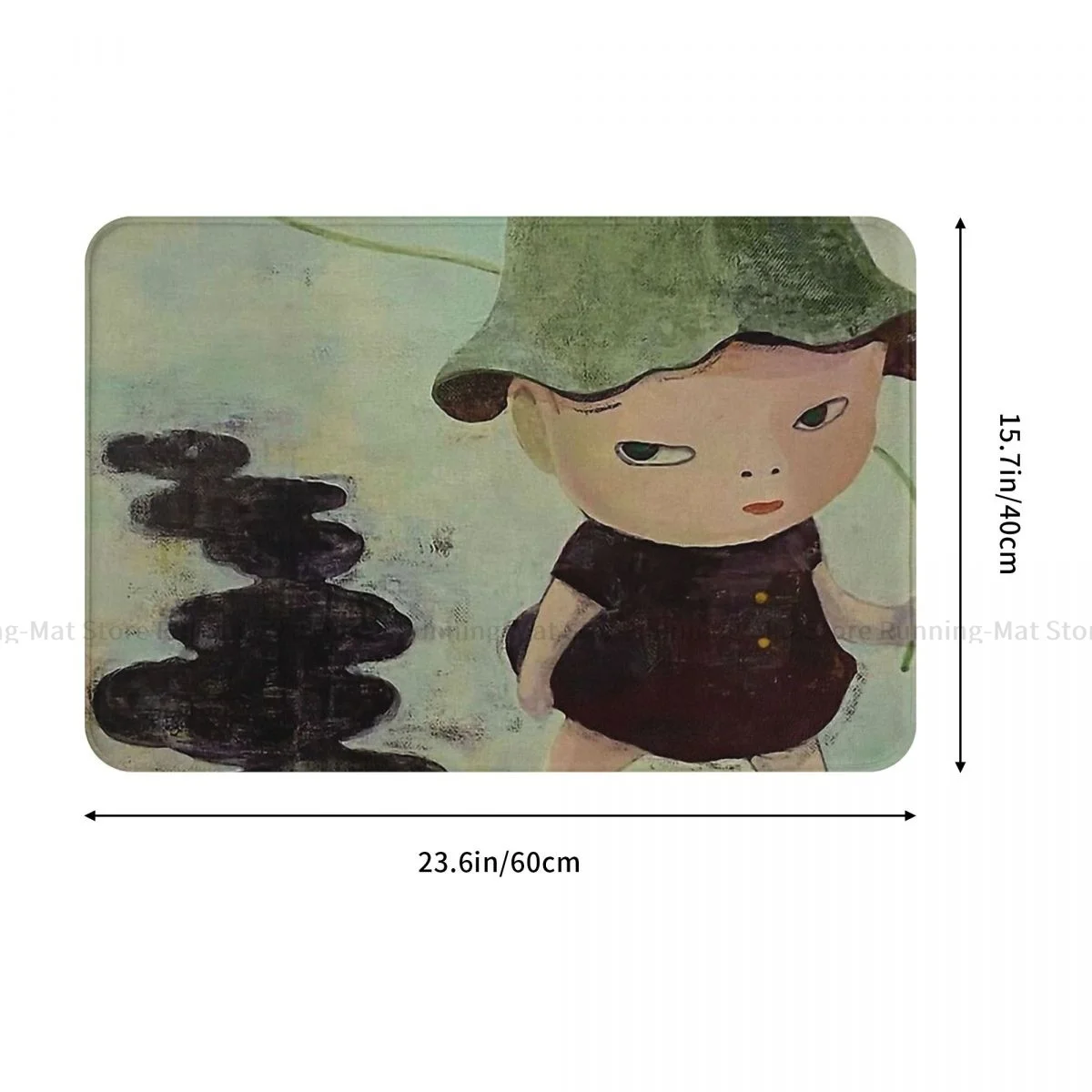 Yoshitomo Nara Non-slip Doormat Bath Mat Stroke In Hallway Carpet Welcome Rug Indoor Decorative