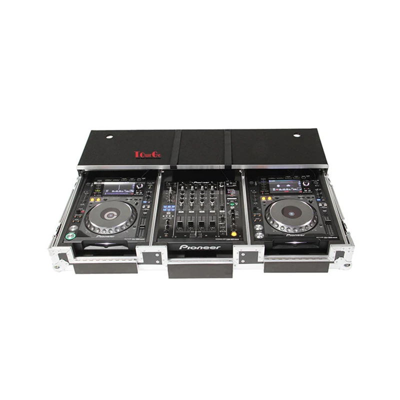 Amp CDJ/DJM Slider Coffin Flight Case For Sale