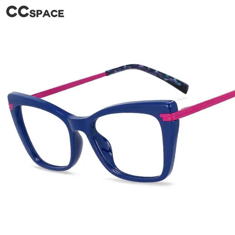 54335 Tr90 Cat Eye Anti Blue Light Ladies Eyewear Frame Vintage Women's Working Computer Glasses