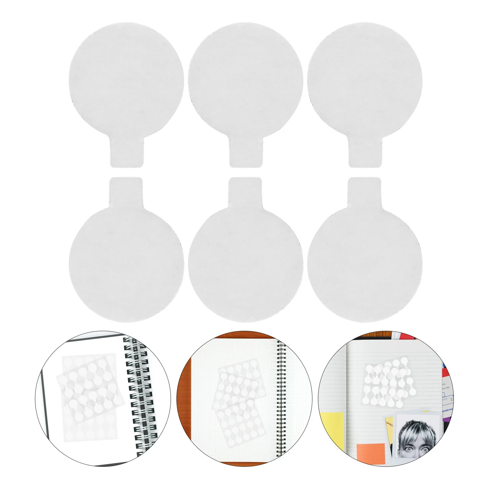 100pcs Double Sided Nano Adhesive Dot Stickers Pet Acrylic Self-Adhesive Labels For Sealing Gift Boxes Envelopes Packaging