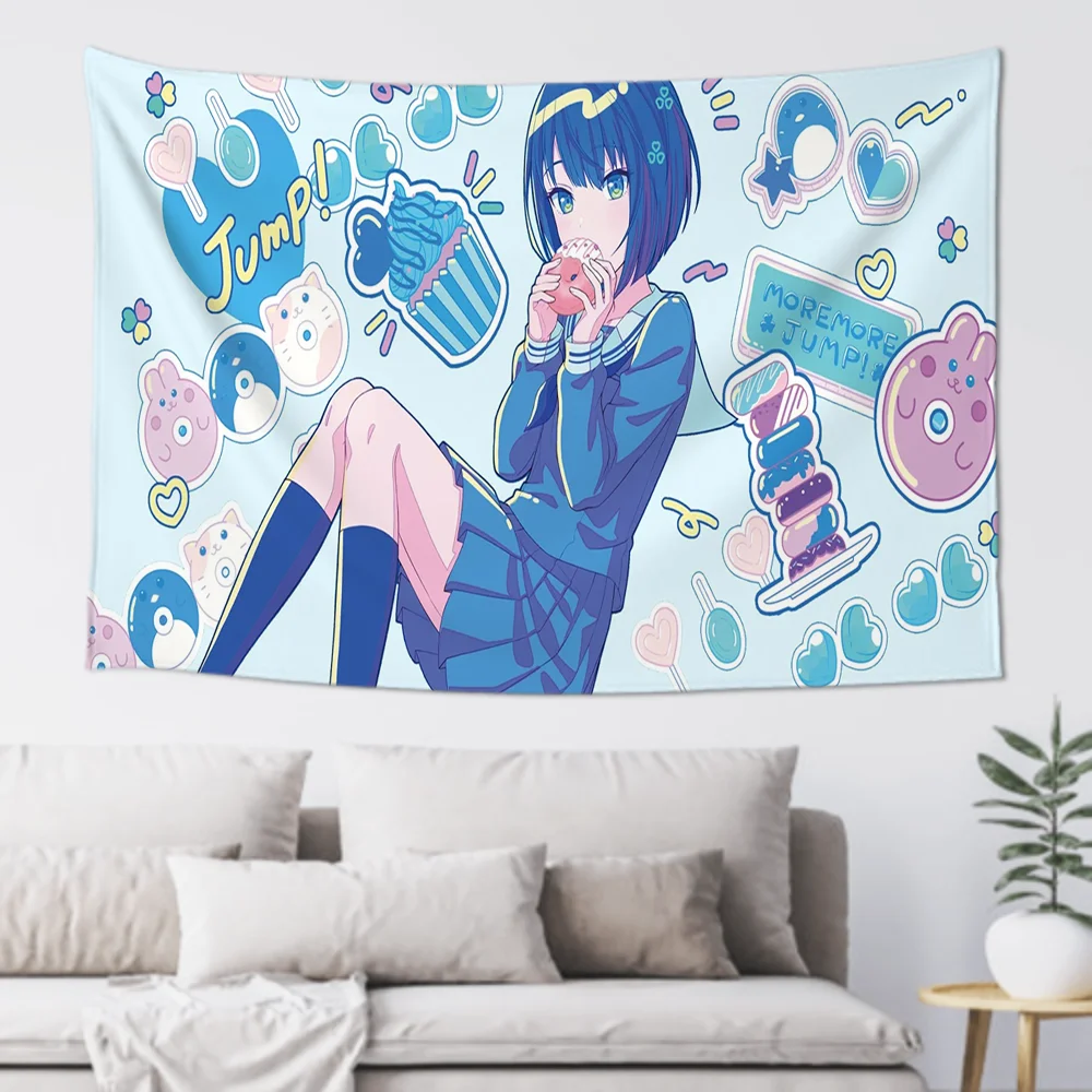 Kiritani Haruka Animation Spiel Projekt Sekai Tapisserie Zimmer Dekor Wand Tuch Party Hängen Hintergrund Zimmer Dekor Baby Zimmer