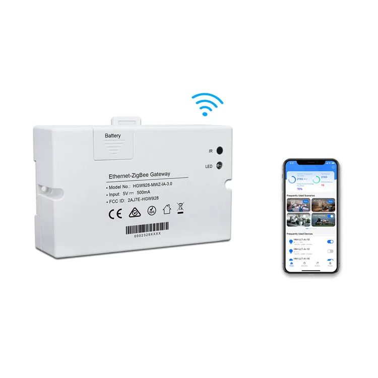 Dual Mode Master Industrial Zigbee Gateway Dali Lighting Control System Zigbee Plug Plus Gateways Communication Networking Plus
