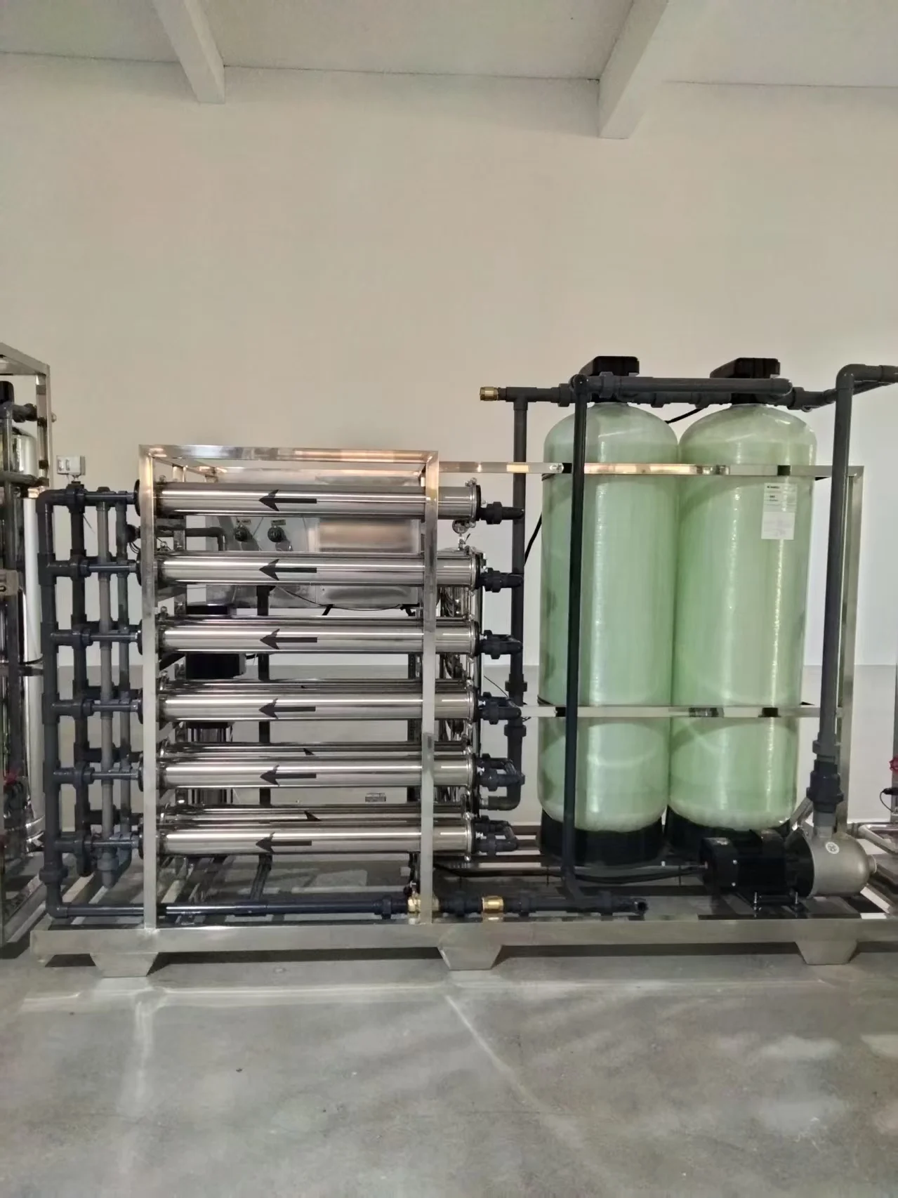 Factory Wholesale RO Water Purifier 500L/1000L/2000L/3000L Capacity for Industrial Water Food 220V Pump Motor Filtration