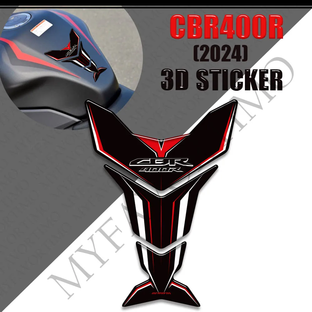 Motorcycle Tank Pad Side Grips Gas Fuel Oil Kit Knee Protector Stickers Decals For CBR400R CBR 400 R 400R 2024