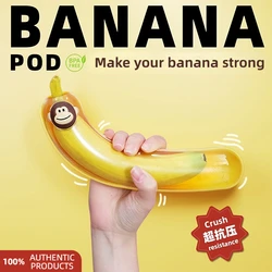 Joie Banana Pod Banana Storage Case Storage Box Fruit Protector Case Portable for Travel Picnic Fitness Food Anti-Squeezing