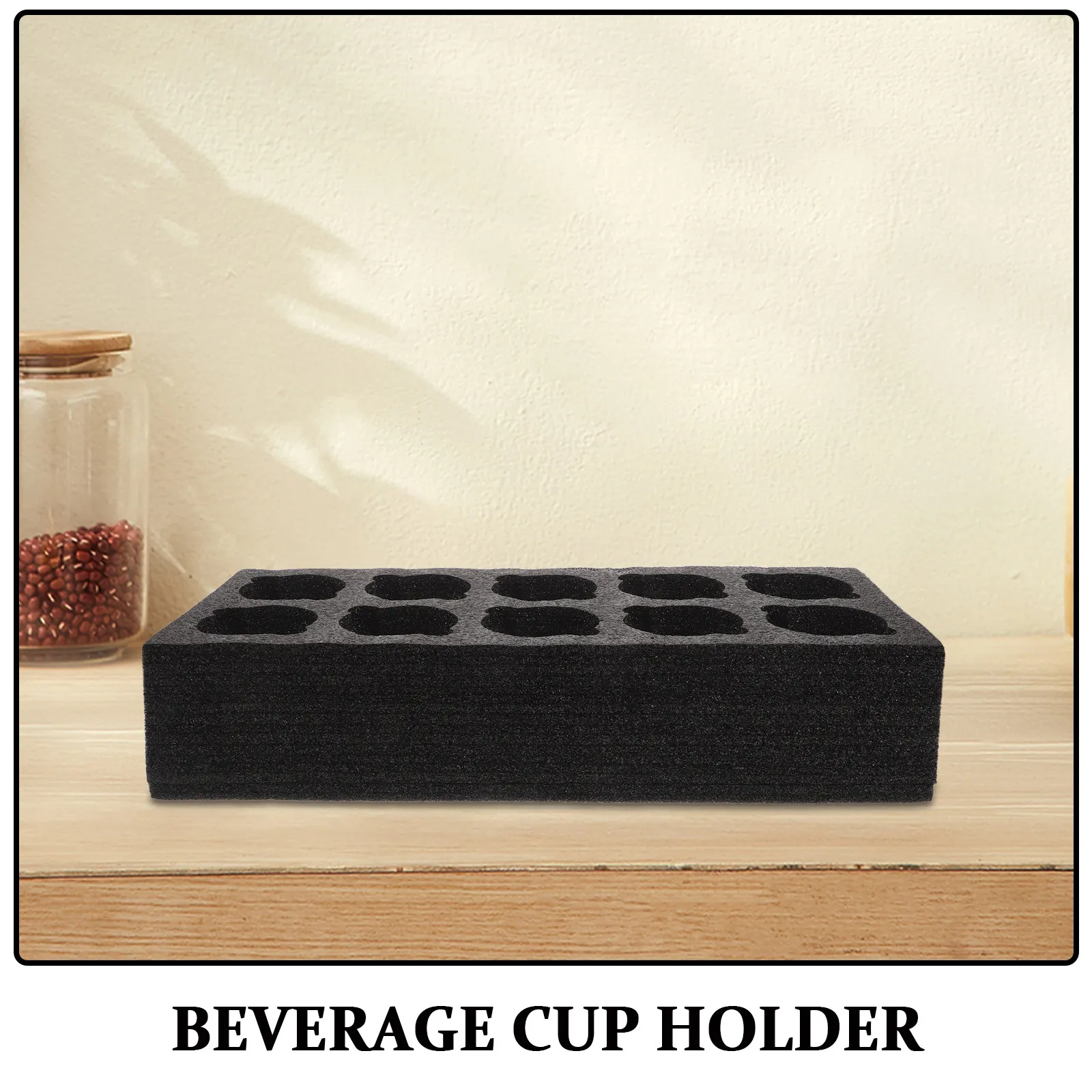10 Cups Take Out Cup Holder - To Go Milk/Juice/Coffee Holder Anti-Collision For Hot And Cold Drinks, Coffee, Milk Tea, Beverage view 4