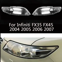 For Infiniti FX35 FX45 2004 2005 2006 2007 Headlights Lens Cover Headlamp Glass Lamp Shell Transparent Lampshade Head Light Mask