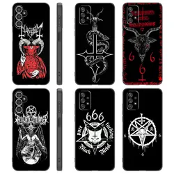 Devil Satan 666 Case For Samsung A13 A22 A24 A32 4G A14 A23 A25 A34 A52S A53 A54 A73 5G A11 A12 A31 A33 A50 A51 A70 A71 A72