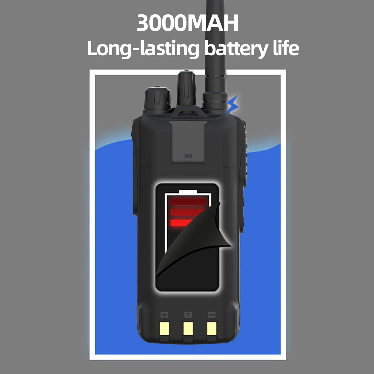 HX-R7A Waterproof Explosion-Proof Wireless Walkie-Talkies with Long-Life 10km Range DMR Type for Car Use 10W Output Power