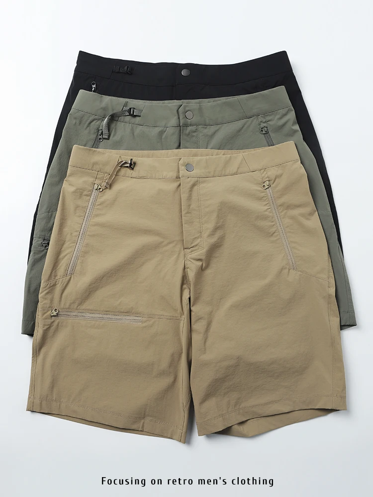 

Мужская летняя водонепроницаемая спортивная одежда Qui Dry для походов на открытом воздухе, эластичная спецодежда, многоэтажная горная система, прямая нога со средней талией