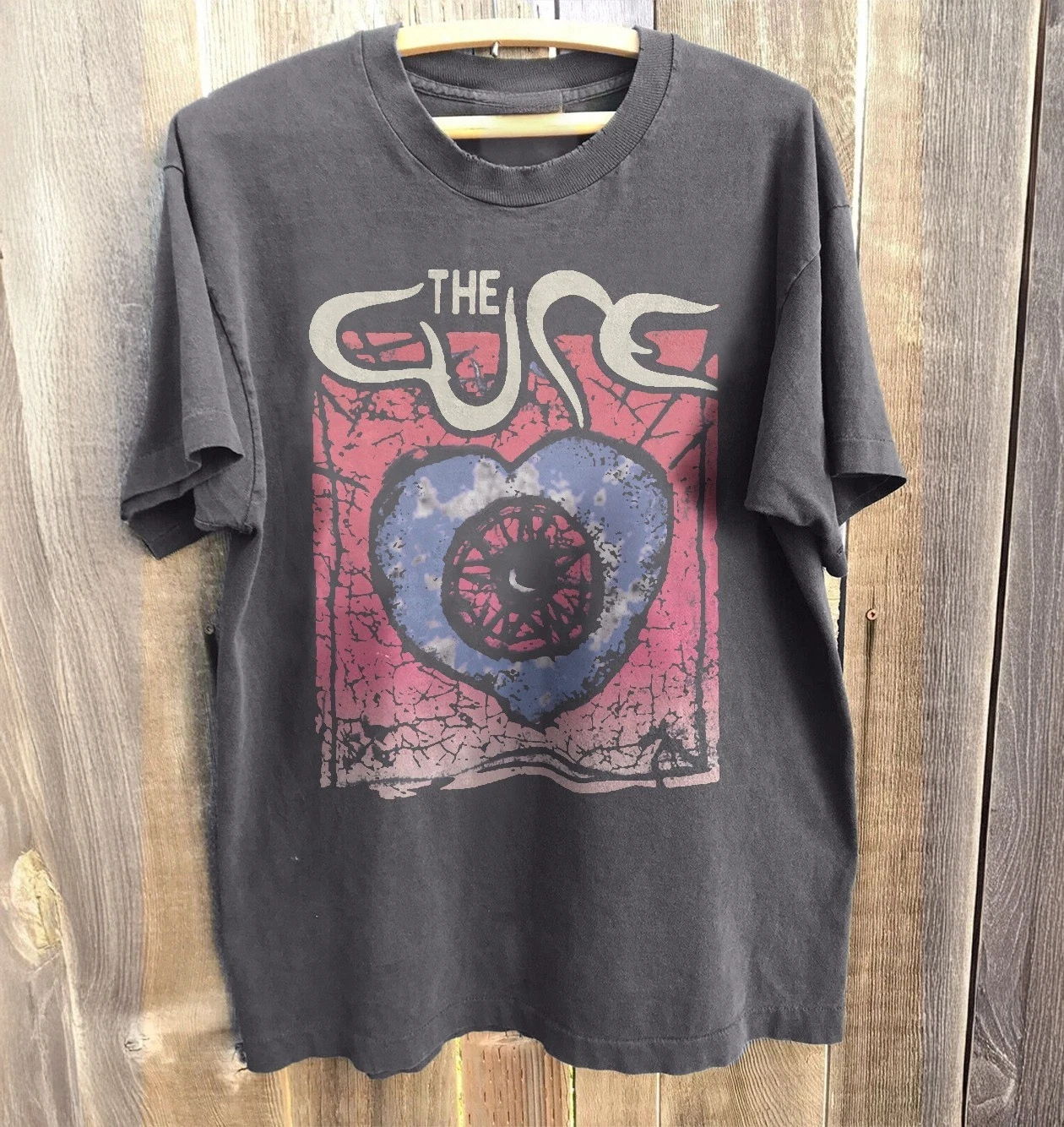 Camiseta Retro The Cure para Mujer, Verano 2026, Algodón Transpirable, Manga Corta, Estilo Urbano Informal