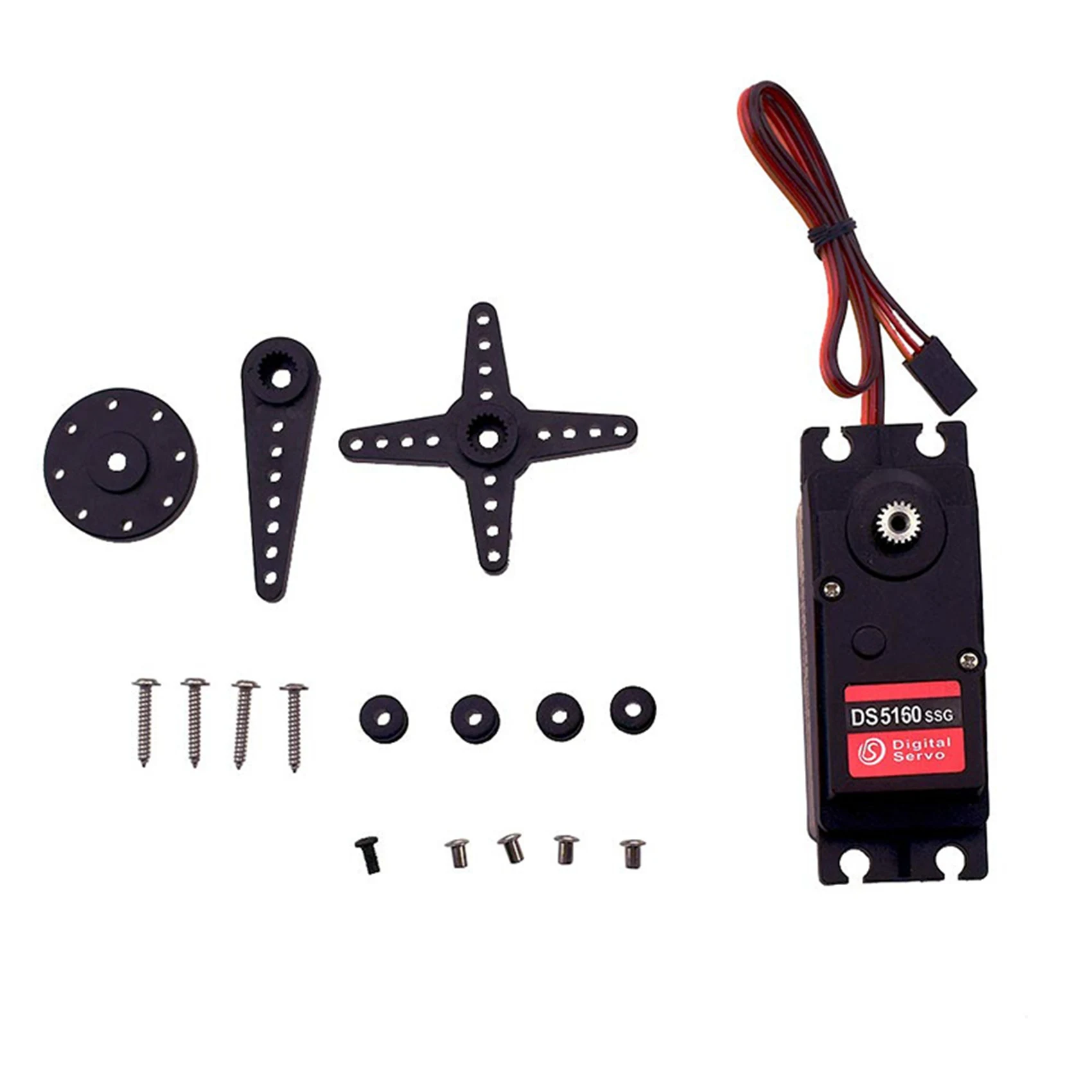 ODIES-5Piece DS5160 SSG 60Kg 8,4 V Servo impermeable de alto voltaje para 1:5 RC coche SAVOX-0236 LOSI XL 5T brazo de Robot 270 Servo