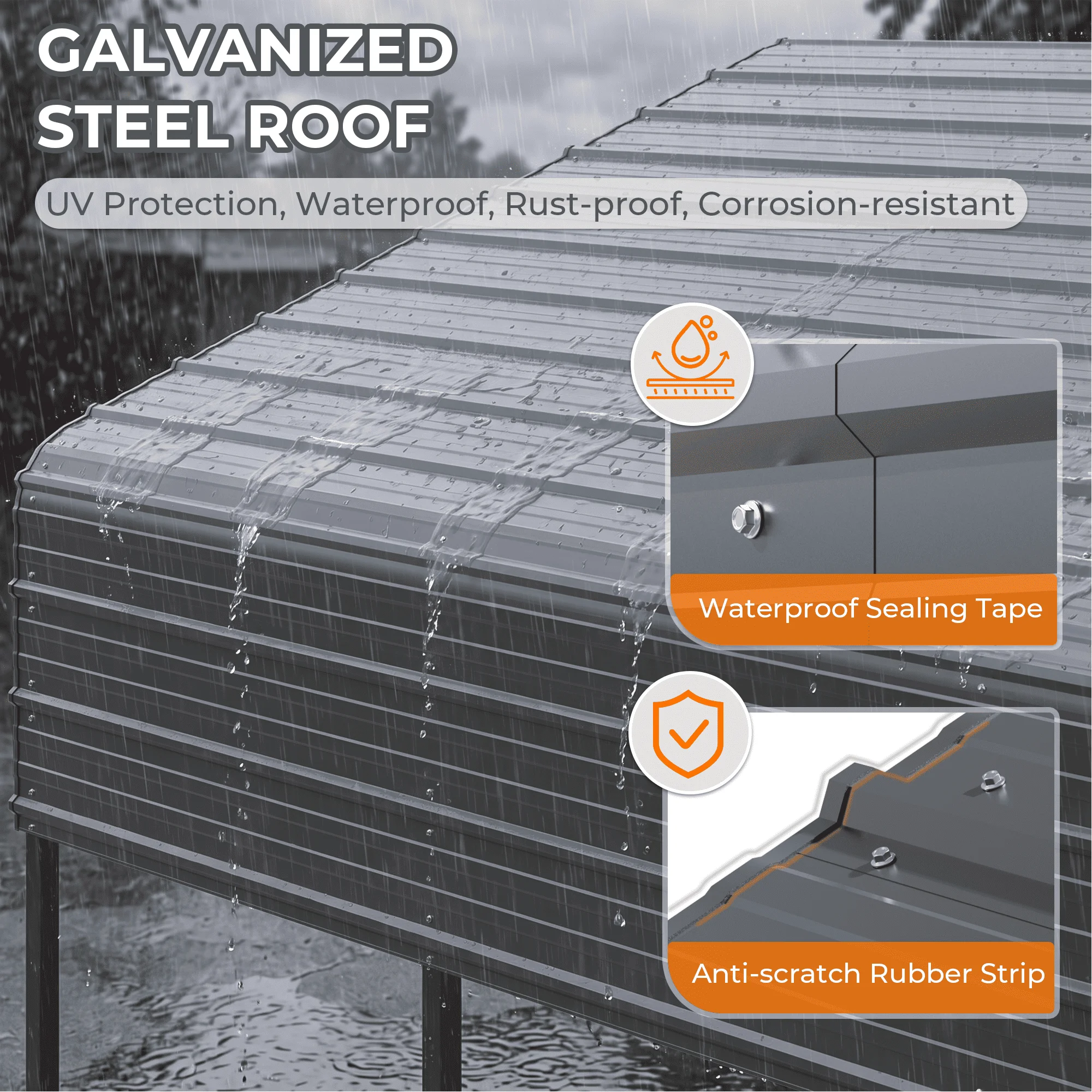 Polar Aurora 14x20FT Metal Carport,  RV Car Port Enhanced Base Outdoor, Heavy Duty Garage Galvanized Car Shelter for Graden Patio