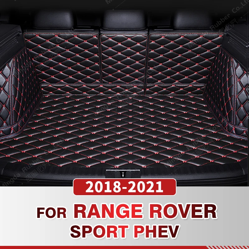 

Auto Full Coverage Trunk Mat For Landrover Range Rover Sport PHEV 2018-2021 19 Car Boot Cover Pad Interior Protector Accessories