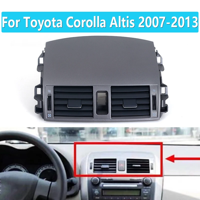 Car A/C Air Conditioning For Toyota Corolla Altis 2007 2008 2009 2010 2011 2012 2013 Air Vent Outlet Panel Grille Cover