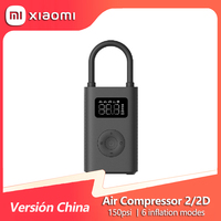 Xiaomi Mijia Portable Air Compressor 2/2D Digital Tire Inflator Electric Air Pump With LED Lamp for Car Motorcycles Bicycles