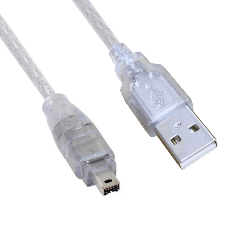 

1.5M FireWire 1394 Cable IEEE 400 4PIN to USB2.0 Data Cable