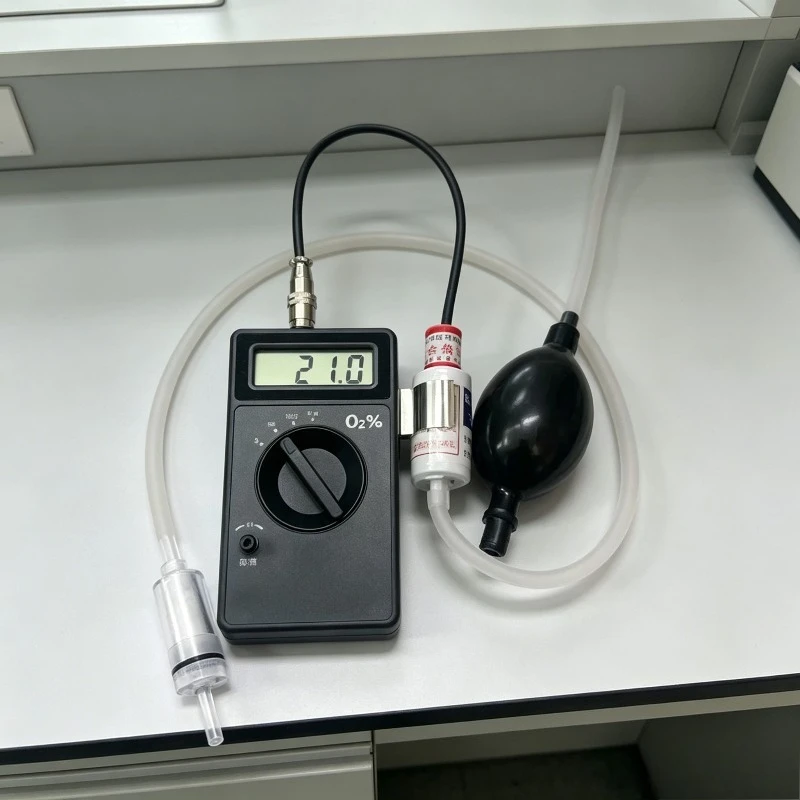High Precision Digital Portable Oxygen Analyzer CY-12C Full Range O2 Detector