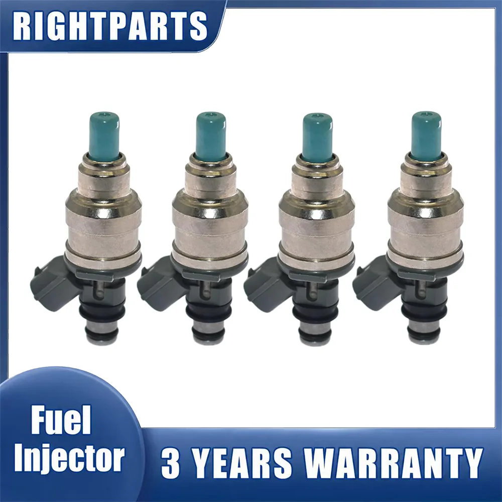 4pcs Fuel Injector For DAIHATSU MAZDA ROCKY 323 MX-3 PROTEGE 1.6L 1.8L L4 195500-2040 842-12176 MJF07-13-250 JF07-13-250