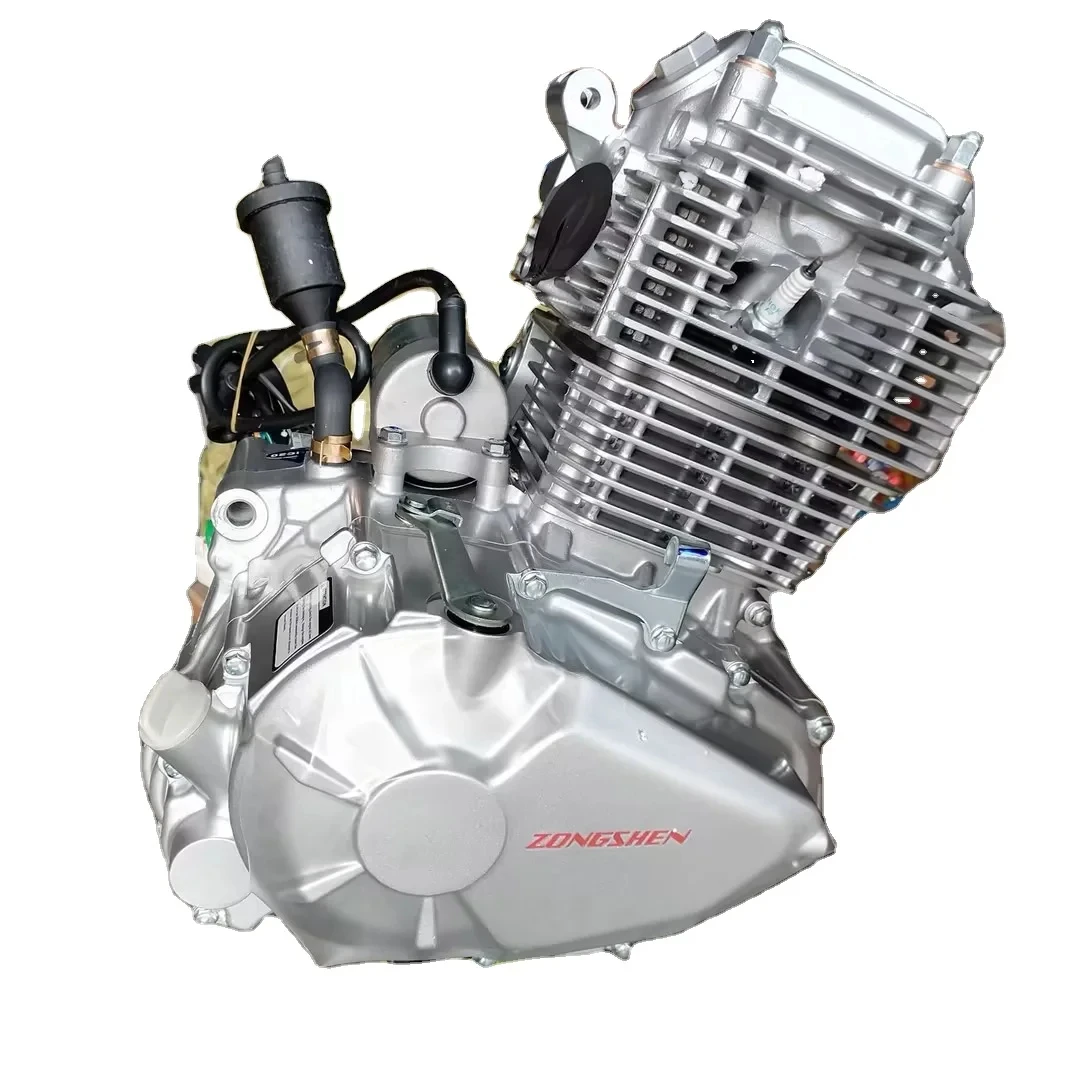 

Chain Drive Zongshen 300CC Engine 1 Cylinder 4 Stroke Air Cooled SOHC CDI Electrical 6 Gearshift PR300 Engine With Balance Shaft