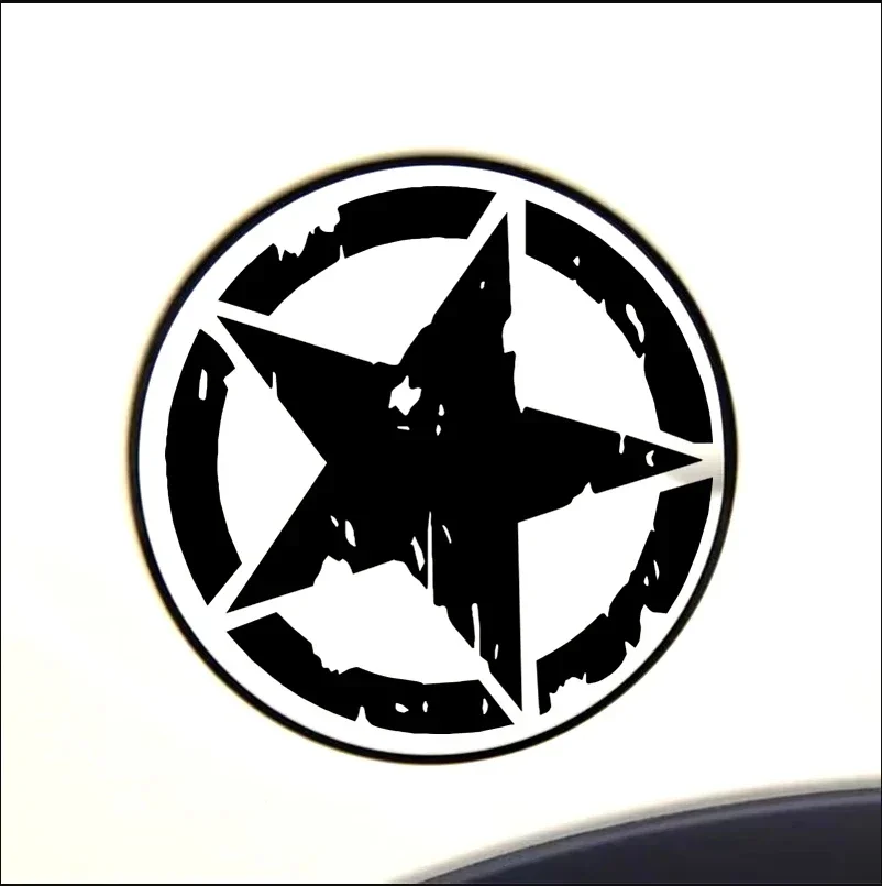 Reflective Broken Star Stickers - Motorcycle Helmet, Fuel Tank, Car Trunk, Customizable Personalization