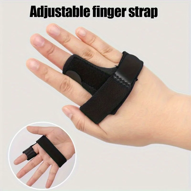 Adjustable Finger Splint, Breathable Finger Brace Fastening Tape for Fingers and Toes Thumb Index Middle Ring Little Finger - view 5