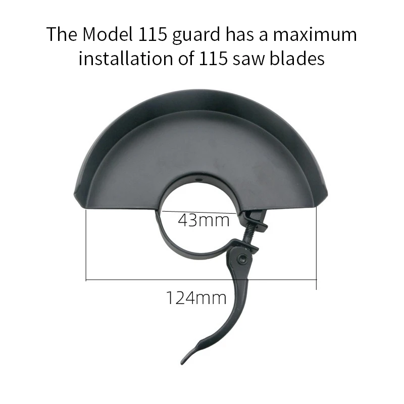 Used for replacing damaged protective covers, angle grinder protective cover 100 115 125 150 mm protective grinding wheel cover,